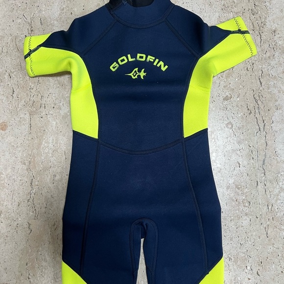 Goldfin Kids Wetsuit for Boys Girls 3mm Neoprene Back Zip Wet Suits Size 6 - Picture 2 of 5